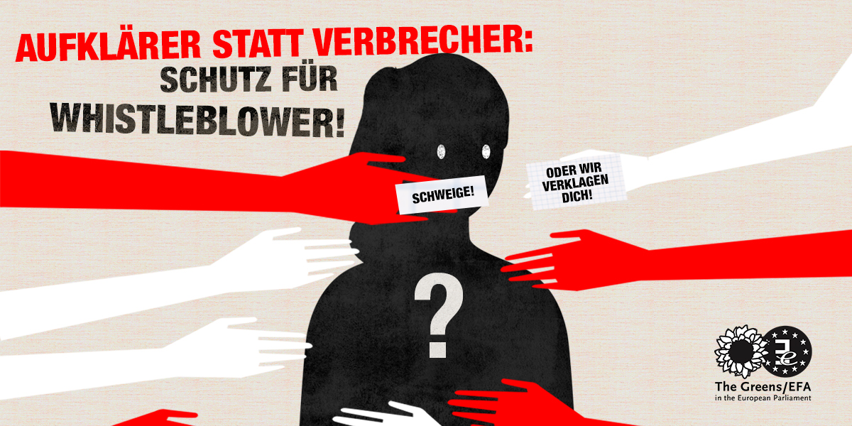Aufklärer statt Verbrecher: Schutz für Whistleblower!